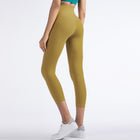 Yoga Pants Women's High-Waisted Abdomen And Hips Cropped Fitness Pants - Blue Force Sports