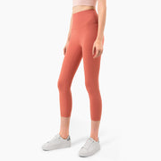 Yoga Pants Women's High-Waisted Abdomen And Hips Cropped Fitness Pants - Blue Force Sports
