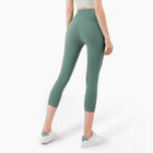 Yoga Pants Women's High-Waisted Abdomen And Hips Cropped Fitness Pants - Blue Force Sports