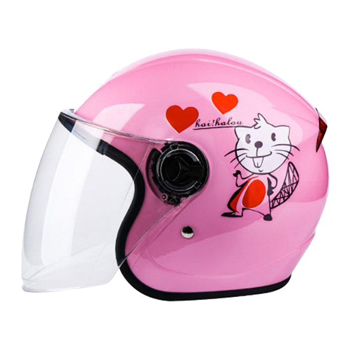 Autumn And Winter Child Baby Elementary School Student Safety Helmet - Blue Force Sports