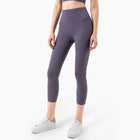 Yoga Pants Women's High-Waisted Abdomen And Hips Cropped Fitness Pants - Blue Force Sports