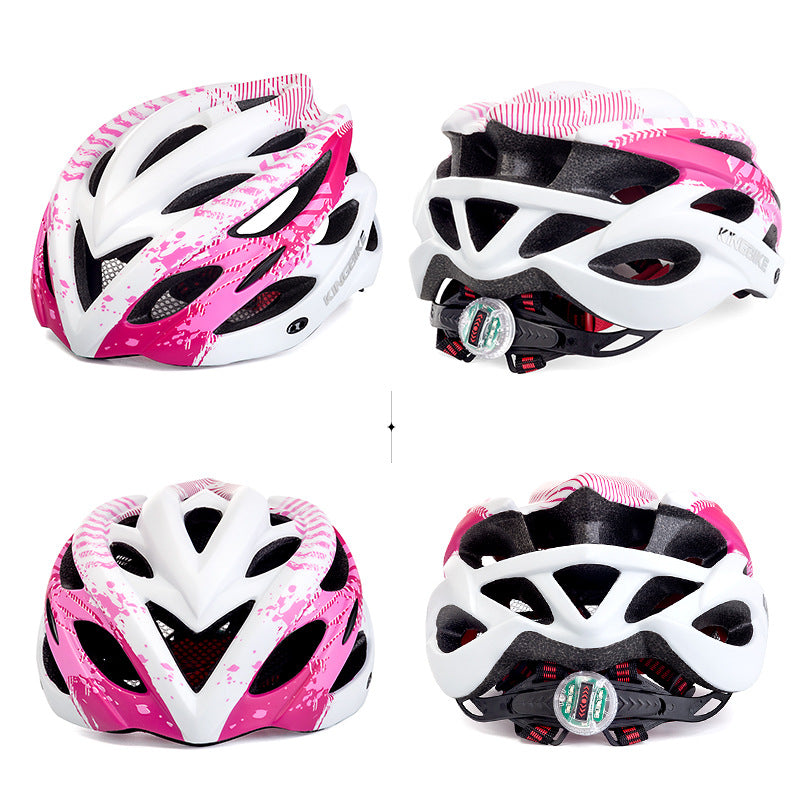 Sunscreen With Rear Taillight Warning Riding Helmet - Blue Force Sports