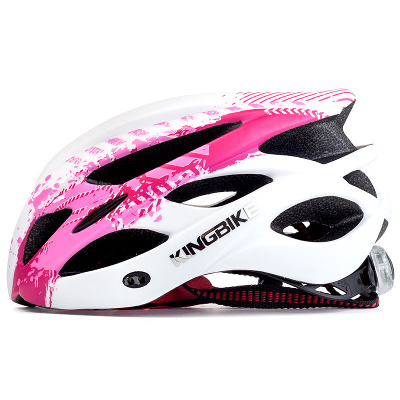 Sunscreen With Rear Taillight Warning Riding Helmet - Blue Force Sports