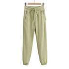 Drawstring Elastic Waist Drawstring Sweatpants - Blue Force Sports