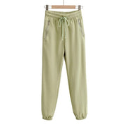 Drawstring Elastic Waist Drawstring Sweatpants - Blue Force Sports