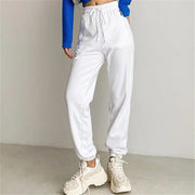 Drawstring Elastic Waist Drawstring Sweatpants - Blue Force Sports
