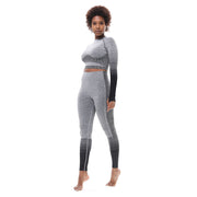 Tight-Fitting Sports Buttocks Lifting Yoga Set - Blue Force Sports