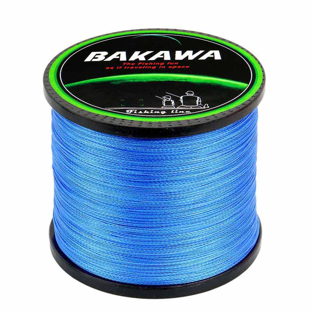 BAKAWA SuperPower 1000 4 Strand 18LB 80LB PE Braided Fishin - Blue Force Sports