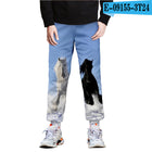 Horse 3D Full-Frame Image Peripheral Digital Printing Fleece Trousers - Blue Force Sports