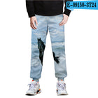 Horse 3D Full-Frame Image Peripheral Digital Printing Fleece Trousers - Blue Force Sports