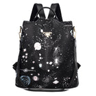 Oxford Cloth Backpack Nylon Cloth Waterproof Leisure Backpack Student School Bag - Blue Force Sports
