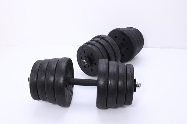 Round Head Dumbbell Multi-Specification Safety Men's Barbell Rubber Coated Dumbbell Indoor Fitness Equipment - Blue Force Sports