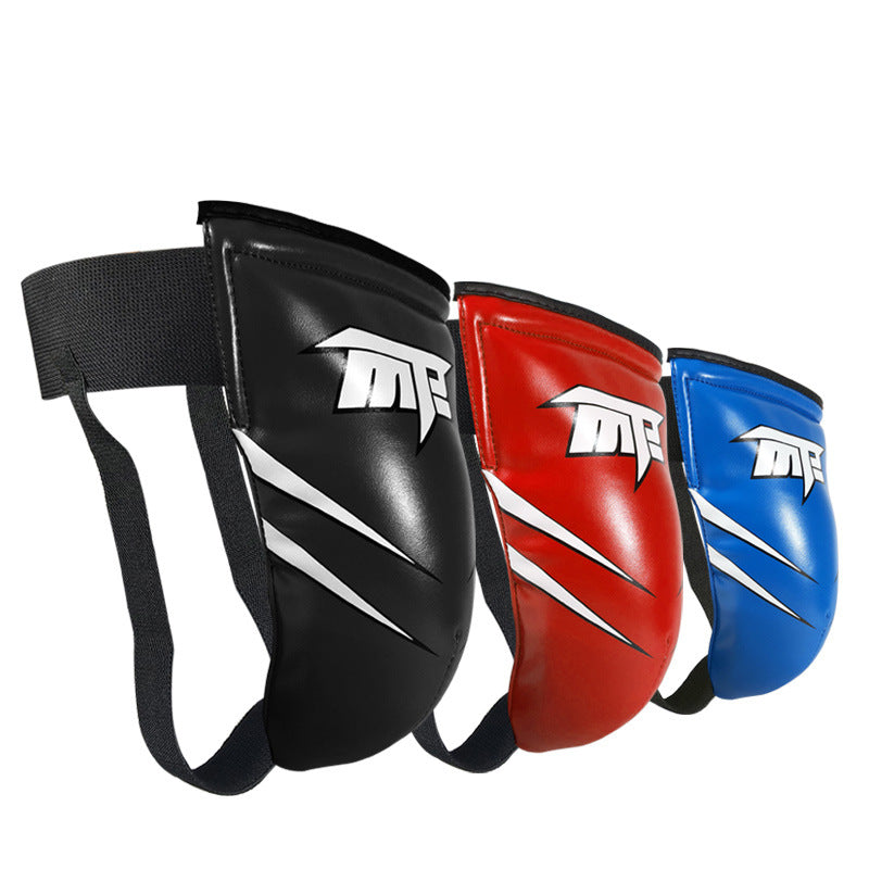 Fighting Sanda Protective Gear Taekwondo Crotch Protector - Blue Force Sports