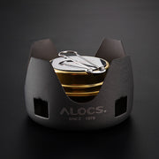 Alocs Liquid And Solid Alcohol Stove - Blue Force Sports