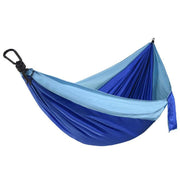 Backpacking Hammock Portable Nylon Parachute Outdoor Double Hammock - Blue Force Sports