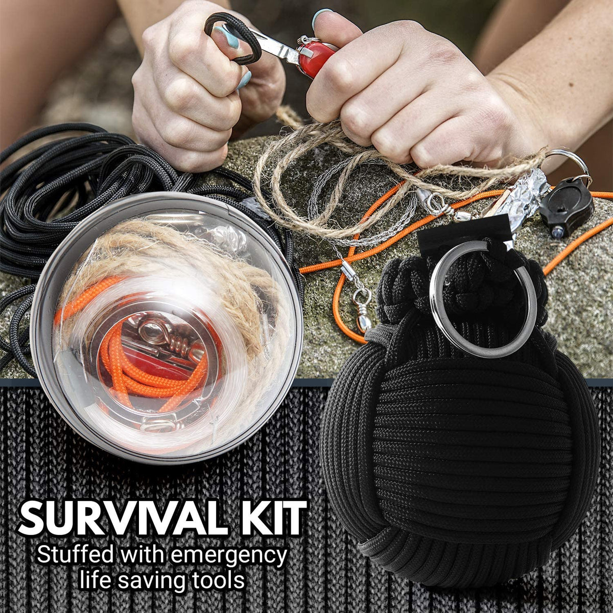 Outdoor Survival Tool Tactical Pack - Blue Force Sports