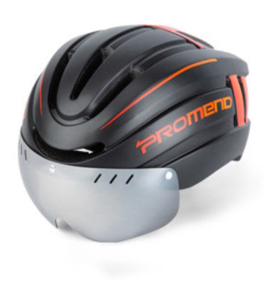 Mountain Bike Helmet And Helmet Integral Molding With LED Warning Iight Mountain Riding Equipment - Blue Force Sports