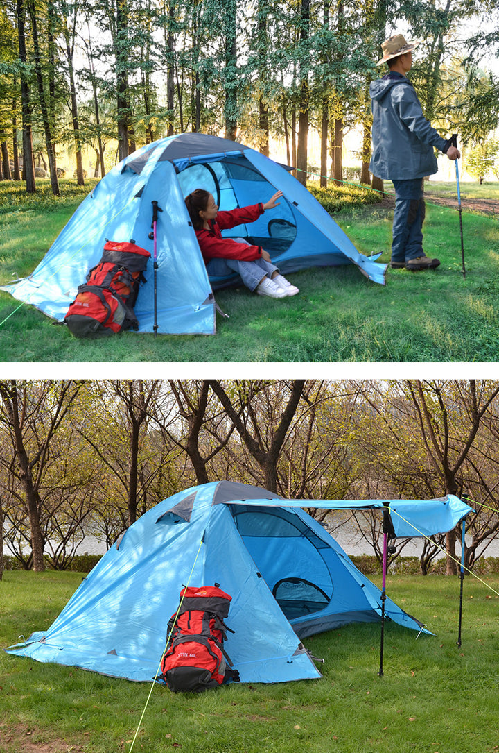 Desert Fox Outdoor Tent Camping Double Love Aluminum Tent - Blue Force Sports
