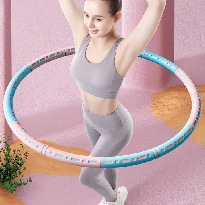 Hoop Belly And Waist Aggravate Weight Loss Vibrato With The Same Paragraph Net Celebrity Female Fitness Home Thin Waist Thin Hip Fat Burning Training - Blue Force Sports