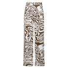 Cross Border AliExpress Spring And Summer New Female Blue Animal Pattern Loose Street Casual Straight Woven Pants - Blue Force Sports