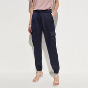 Micro-Elastic High-Waist Slimming Pants Body And Trousers Casual Pants Women - Blue Force Sports