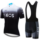 Ineos New Cycling Clothes Roller Skating Suit Adult Children Short Sleeve Suit Short Sleeve Suit Bicycle - Blue Force Sports