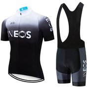 Ineos New Cycling Clothes Roller Skating Suit Adult Children Short Sleeve Suit Short Sleeve Suit Bicycle - Blue Force Sports