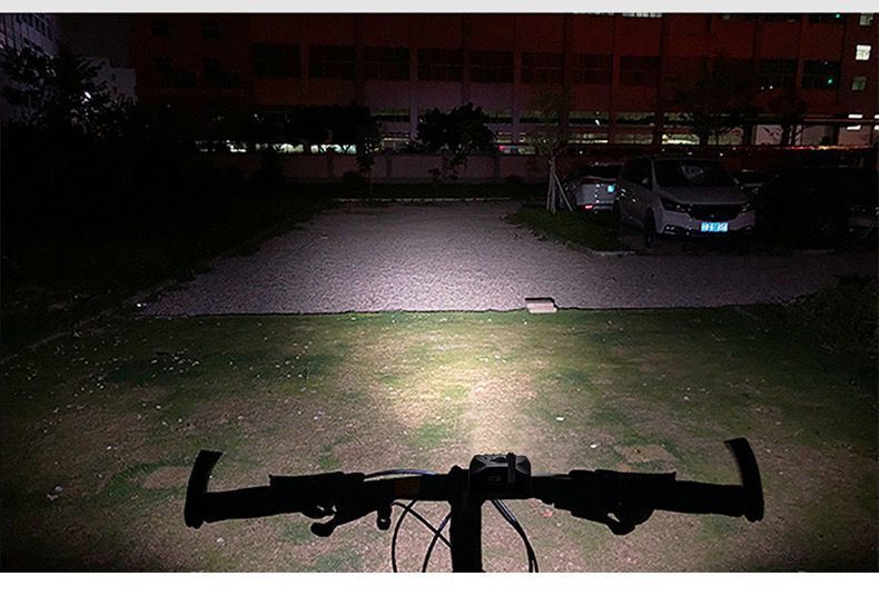 Bicycle LED Built-in Battery USB Charging Front Light - Blue Force Sports