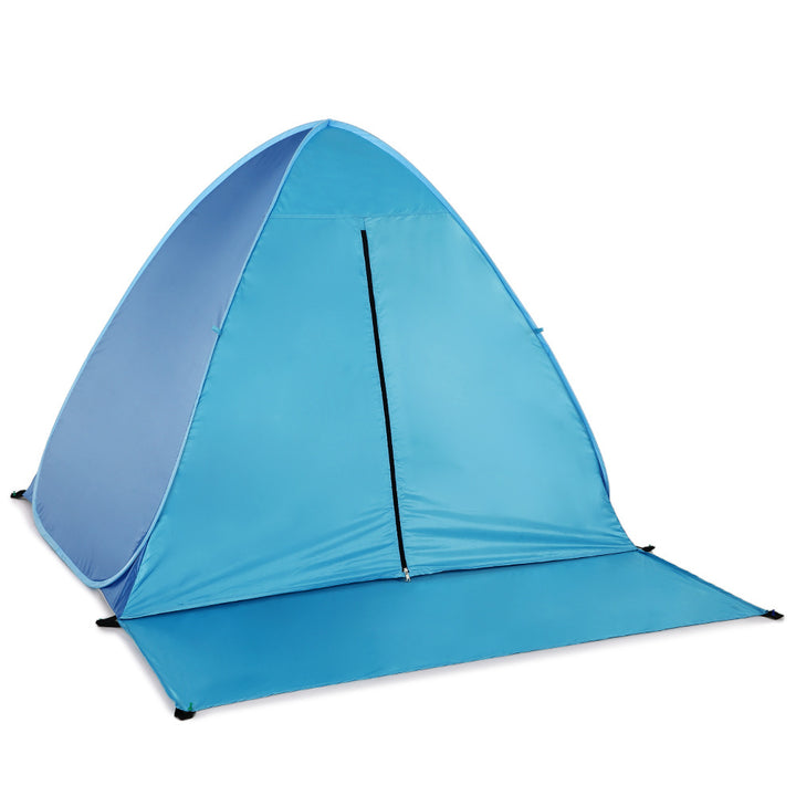 Automatic Construction-Free Camping Tent With Curtain - Blue Force Sports