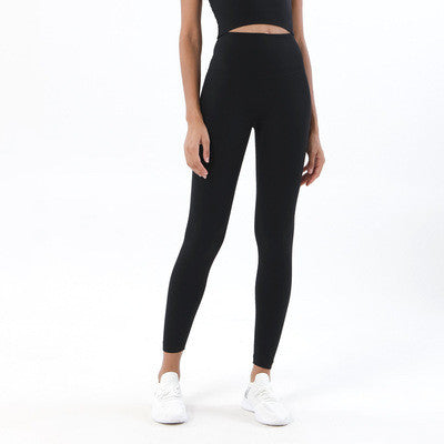 Women Double-Sided Sanded Yoga Pants - Blue Force Sports