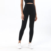 Women Double-Sided Sanded Yoga Pants - Blue Force Sports