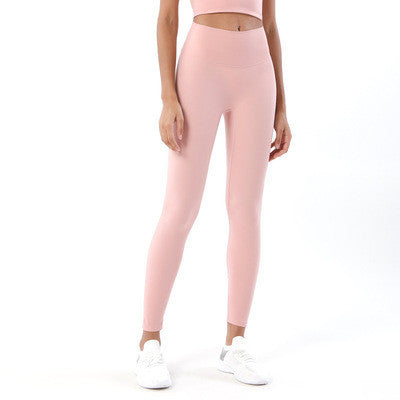 Women Double-Sided Sanded Yoga Pants - Blue Force Sports