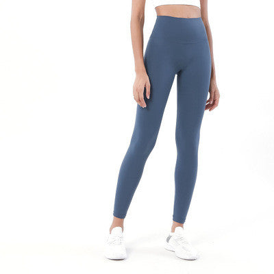 Women Double-Sided Sanded Yoga Pants - Blue Force Sports