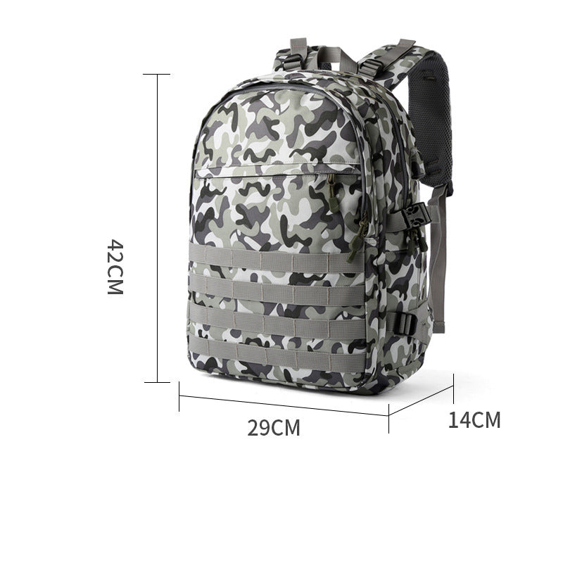 Playerunknown'S Battlegrounds Eating Chicken Level 3 Level 3 Bag Zipper Men With Backpack - Blue Force Sports