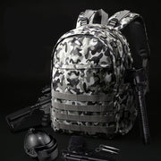 Playerunknown'S Battlegrounds Eating Chicken Level 3 Level 3 Bag Zipper Men With Backpack - Blue Force Sports