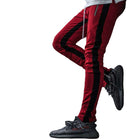 New Casual Pants Stand Alone Wish AliExpress Hot Style Men's Sports Pants Hit Color Cotton Straight-Leg Pants - Blue Force Sports