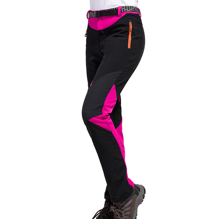 Sports Outdoor Soft Shell Pants Assault Pants Ladies Windproof And Waterproof Cycling Pants - Blue Force Sports