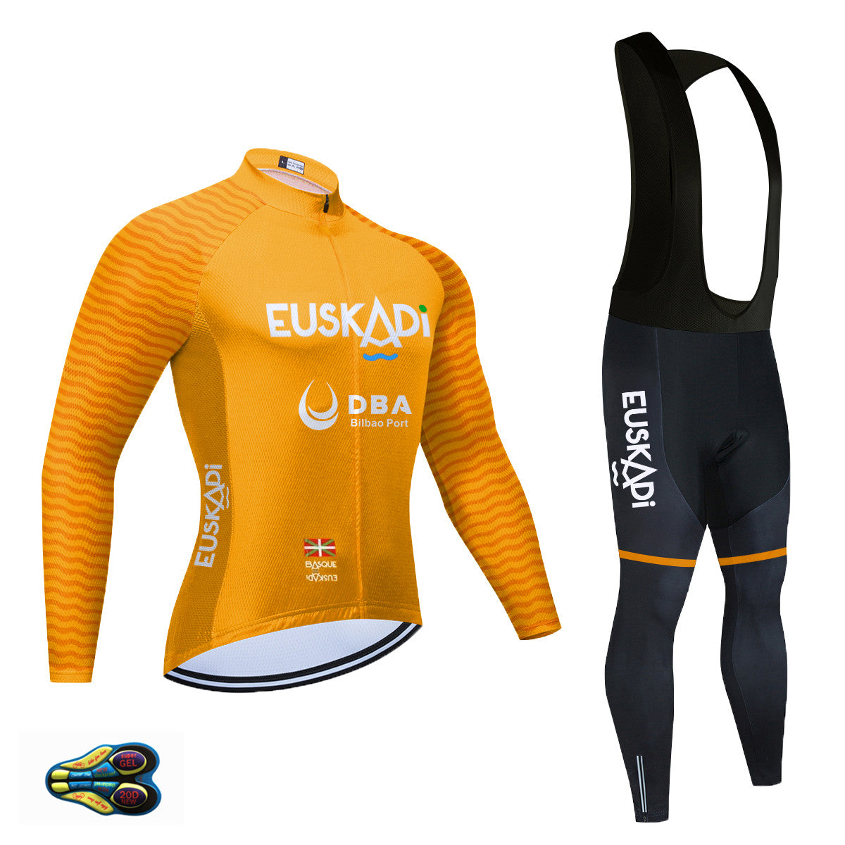 Men'S Long-Sleeved Cycling Wear, Mountain Bike Suit - Blue Force Sports