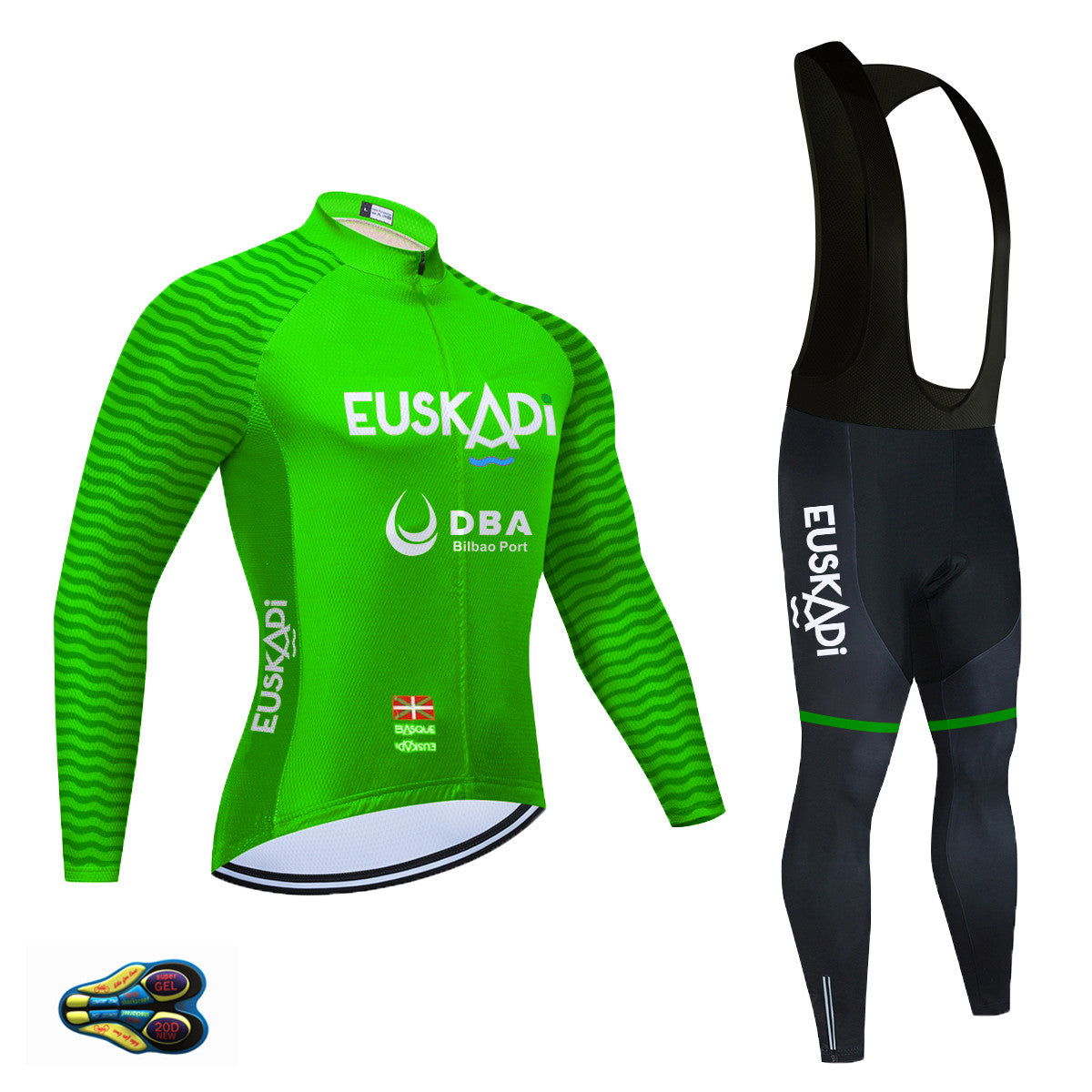 Men'S Long-Sleeved Cycling Wear, Mountain Bike Suit - Blue Force Sports