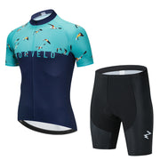 Long Sleeve Cycling Suit Men'S And Women'S Mountain Single Team Top And Pants Are Fast Dry - Blue Force Sports