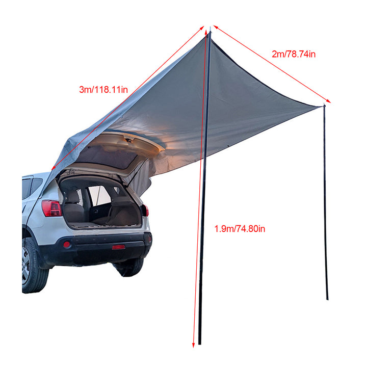 Car Tail Car Side Trunk Canopy Camping Camping Tent - Blue Force Sports