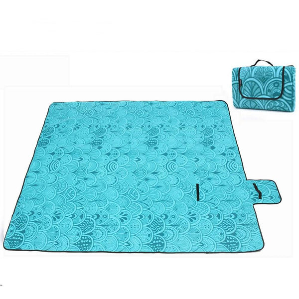 Camping Tent Mat Thickened Outdoor Camping Waterproof Picnic Mat - Blue Force Sports