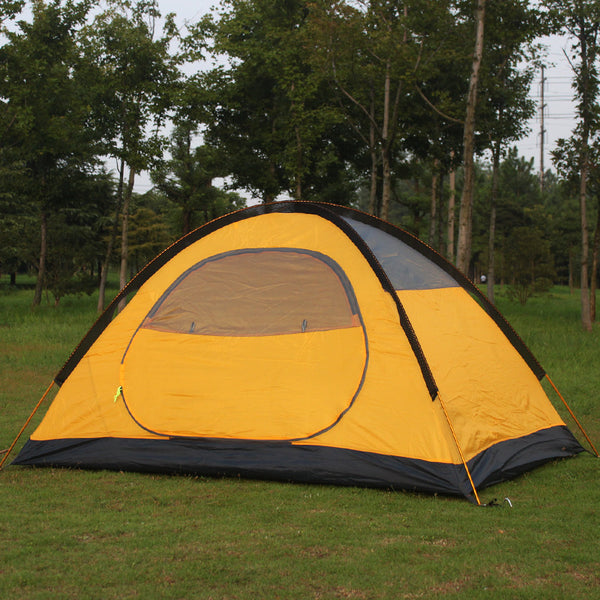 Outdoor Camping Camping Double-layer Aluminum Pole Tent - Blue Force Sports