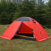 Outdoor Camping Camping Double-layer Aluminum Pole Tent - Blue Force Sports