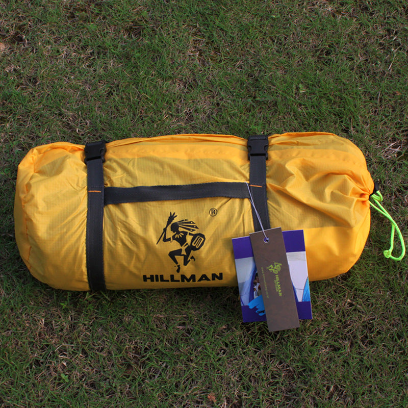 Outdoor Camping Camping Double-layer Aluminum Pole Tent - Blue Force Sports