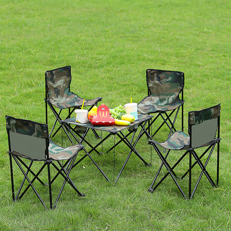 Outdoor Portable Folding Tables And Chairs - Blue Force Sports
