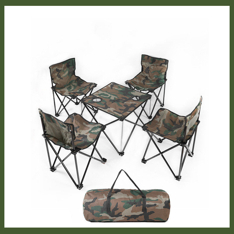 Outdoor Portable Folding Tables And Chairs - Blue Force Sports