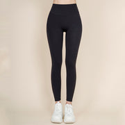 Nude Sports Yoga Wear Trousers Korean Fashion Quick-drying Stretch Fitness Yoga Pants Women - Blue Force Sports