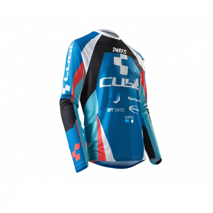 Short-sleeved Bib Cycling Jersey Suit - Blue Force Sports