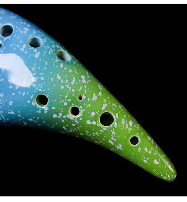 Twelve hole AC Ocarina musical instrument - Blue Force Sports